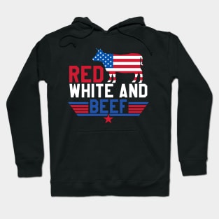 Red White And Beef Hoodie